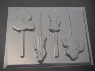 481sp Magical Hair Princess II Chocolate Candy Lollipop Mold
